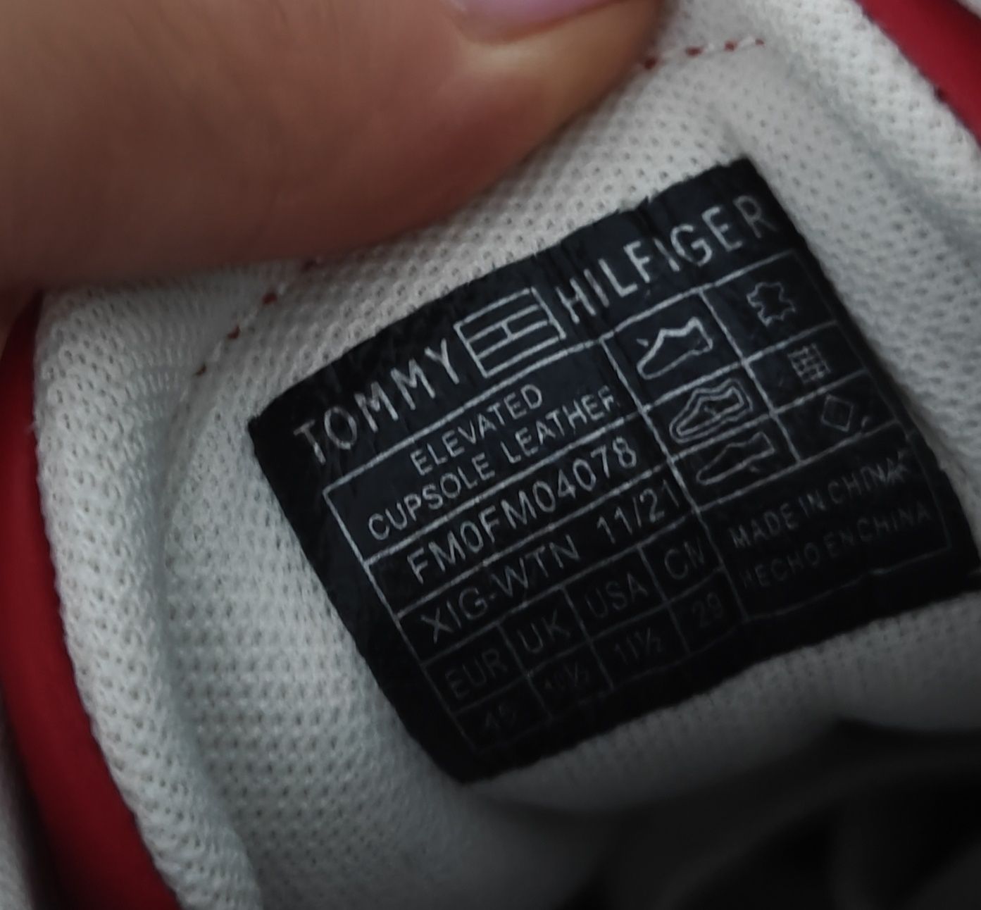 Tommy Hilfiger sneakersy sportowe męskie adidasy 45/29,5 cm
