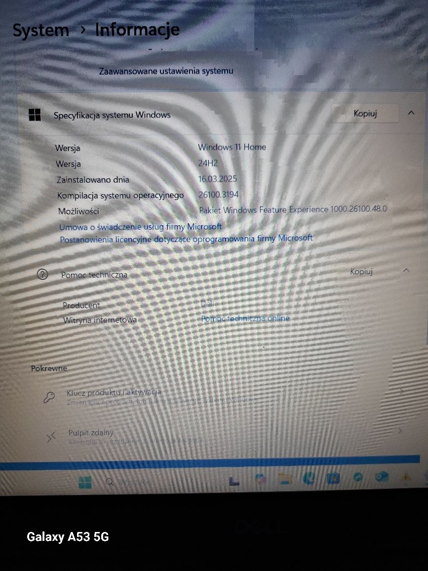 Sprzedam laptopa widocznego  na zdjęciu
