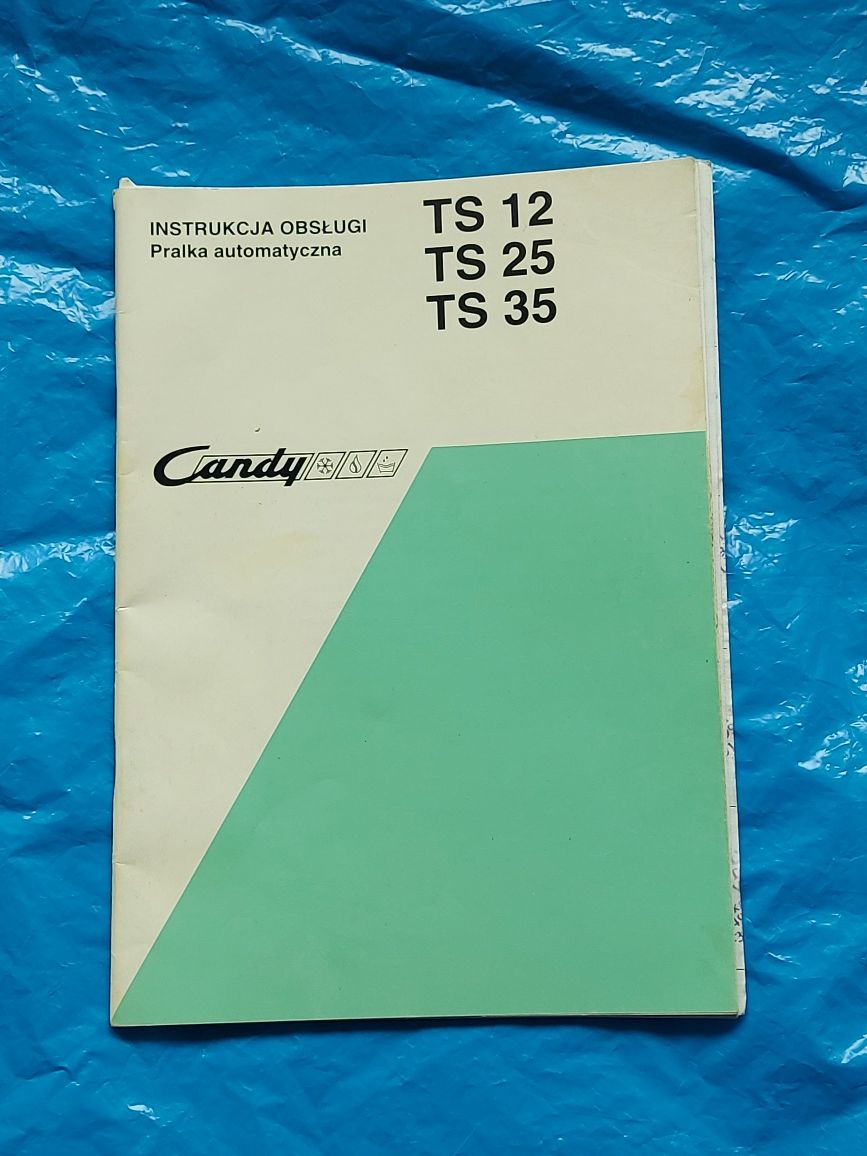 Instrukcja obsługi pralki automatycznej Candy 1994rok