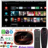 Vontar X4 4/32Gb Lan1GB прошивка Ugoos або Аndroid TV