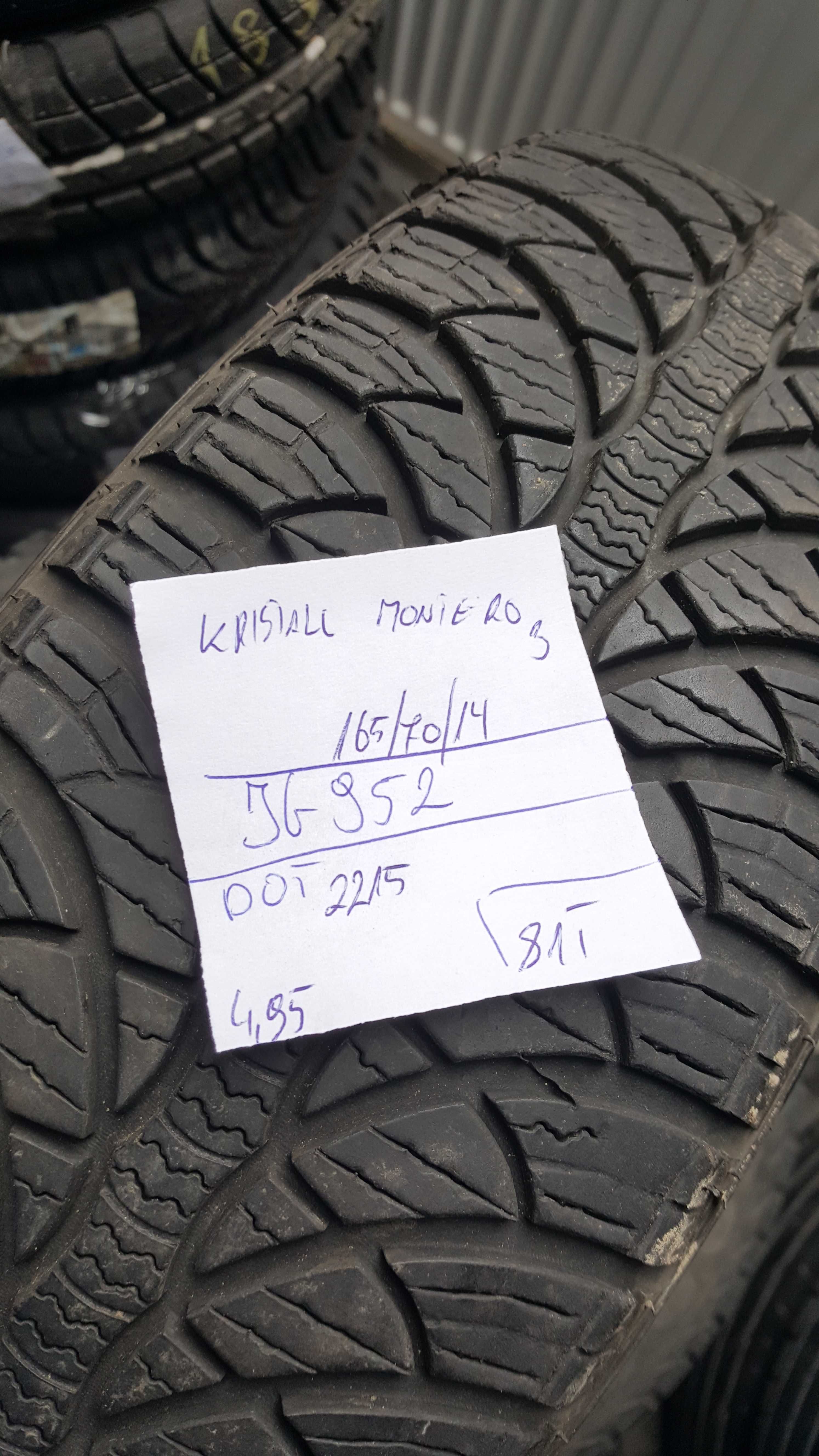 Fulda 165/70 r14 Kristall Montero 3 /// 5mm!!! wysyłka GRATIS