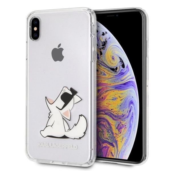 Etui iPhone XS Max Karl Lagerfeld Choupette Fun