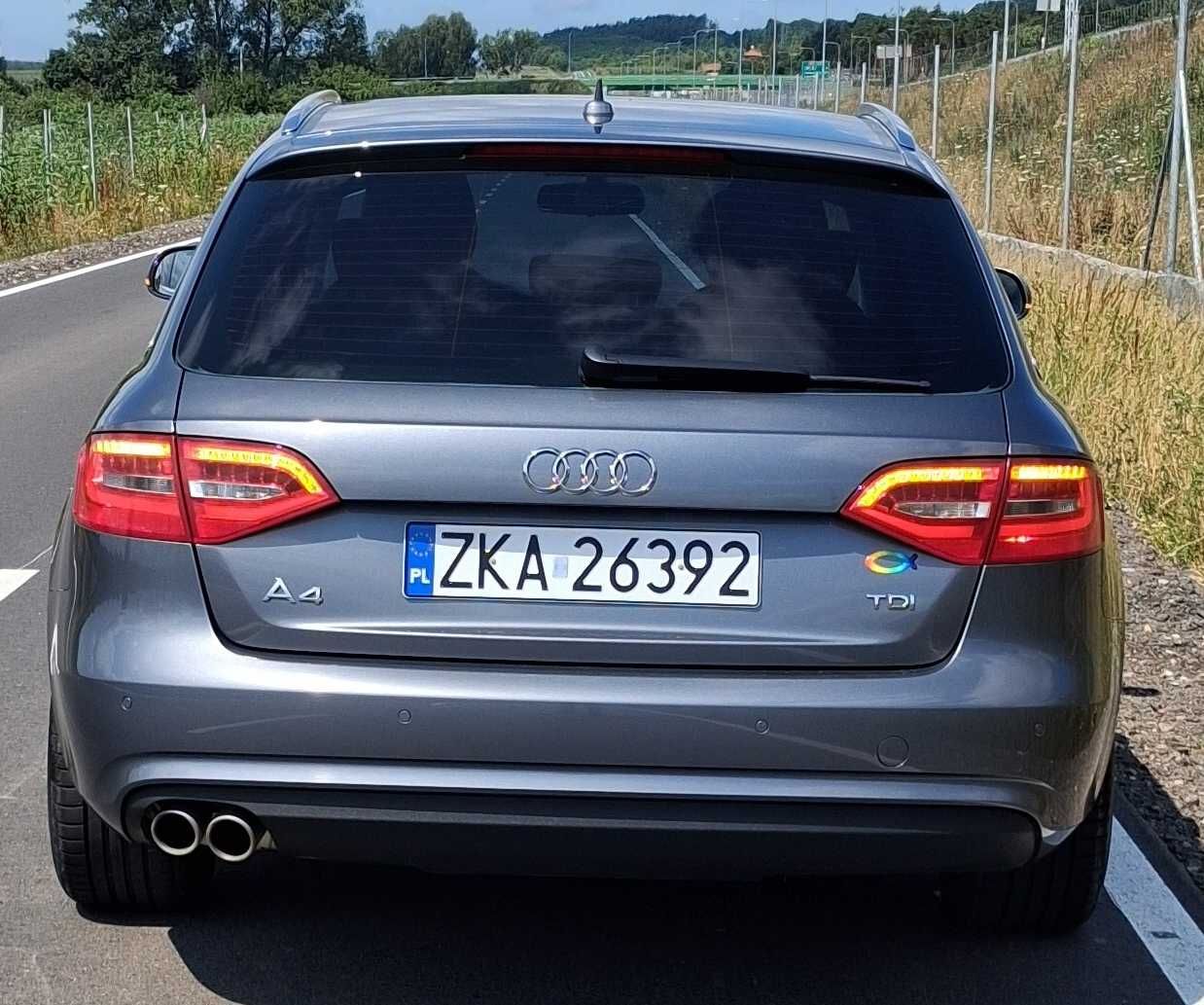 Audi A4 B8 2013r  2,0 TDI  177KM Quarto sprzedam.