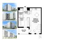 Wynajmę mieszkanie 47,55 m2