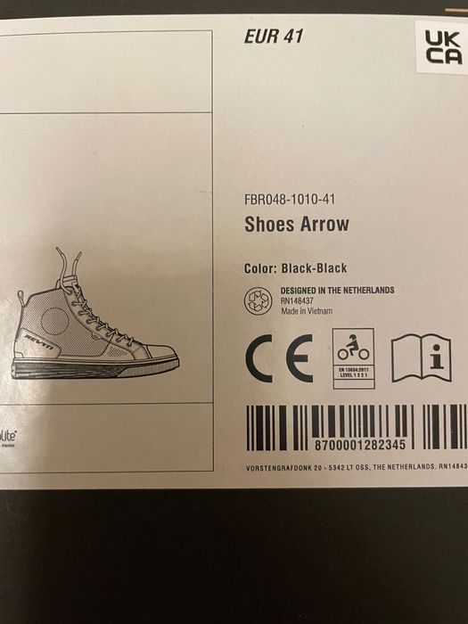 REVIT Buty motocyklowe Rev'it! Arrow kolor czarny rozmiar 41 nowe