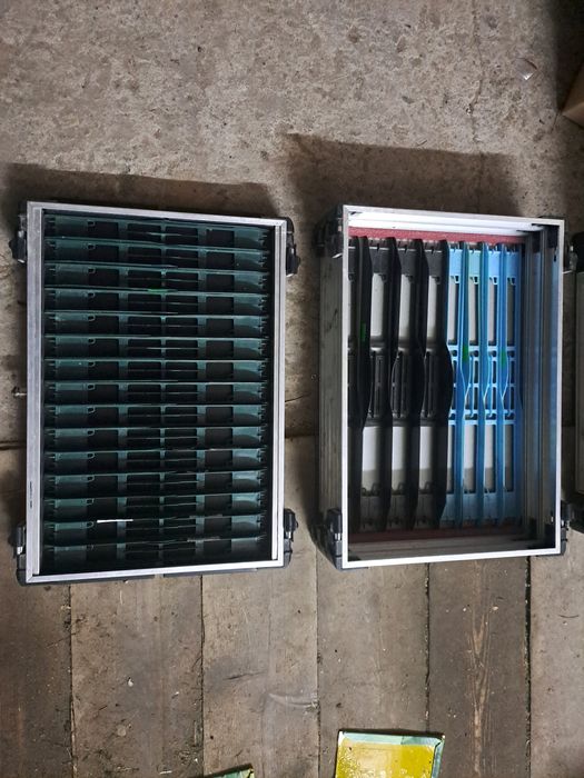 Dwie kasety Rive 3 i 9cm z drabinkami i wypełnieniem