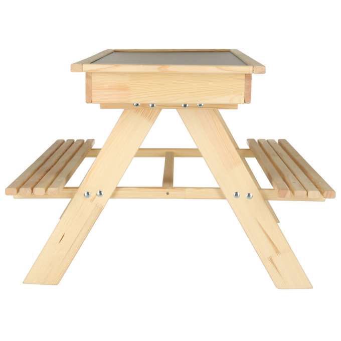 Meble ogrodowe dla dzieci stolik ławka tablica kredowa 93x78x68cm