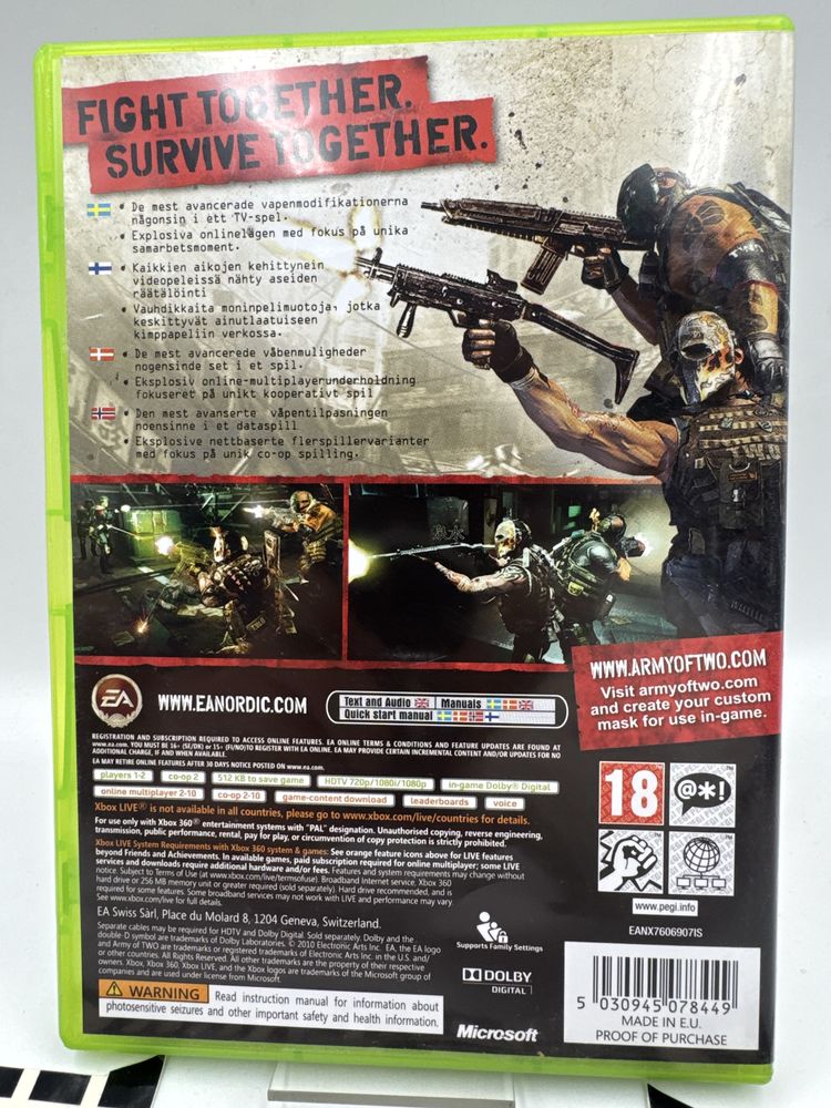 Army Of Two 40 Day Xbox 360 Gwarancja