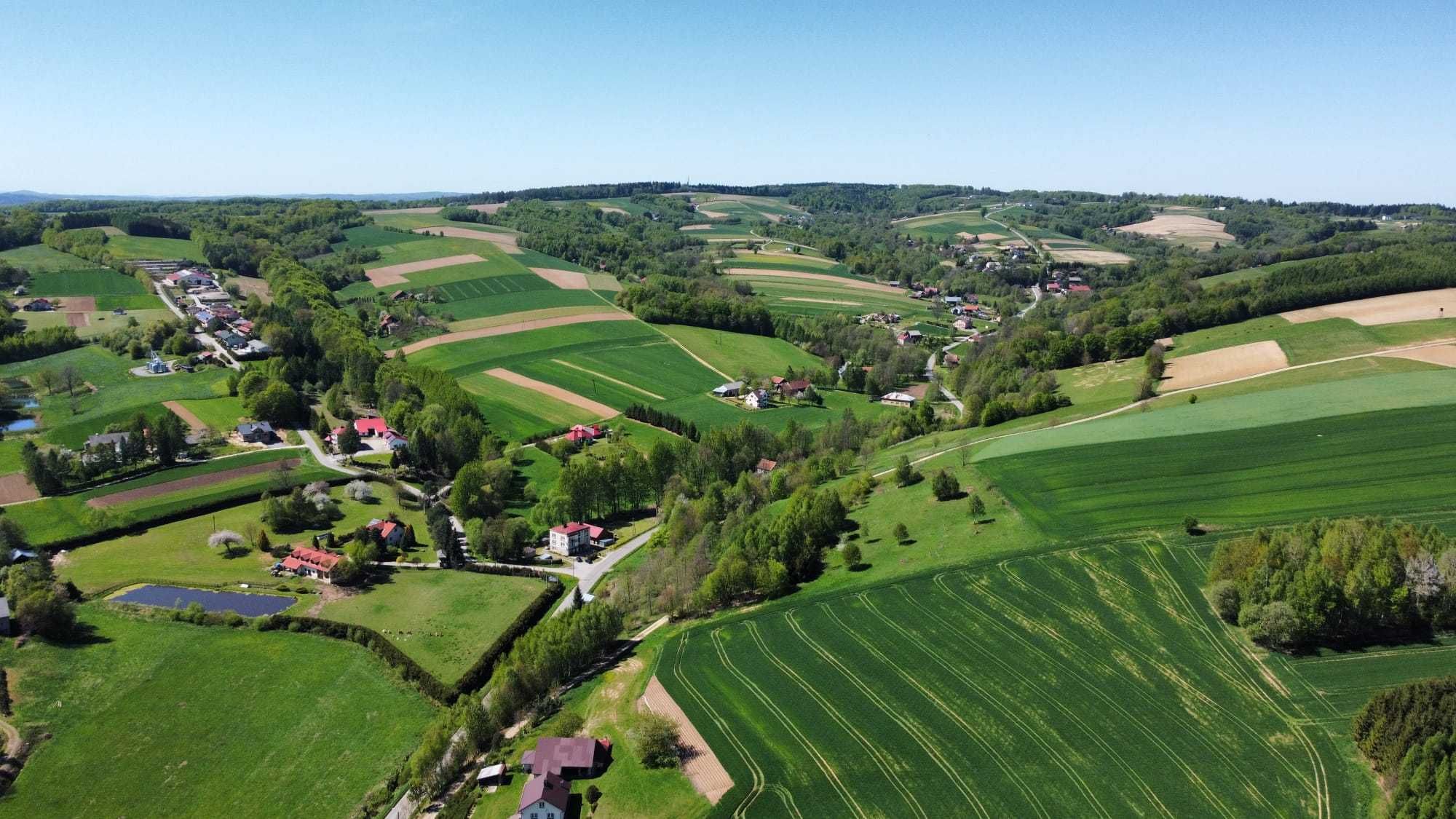 Widokowa działka budowlana - Pstrągowa, 3757m2