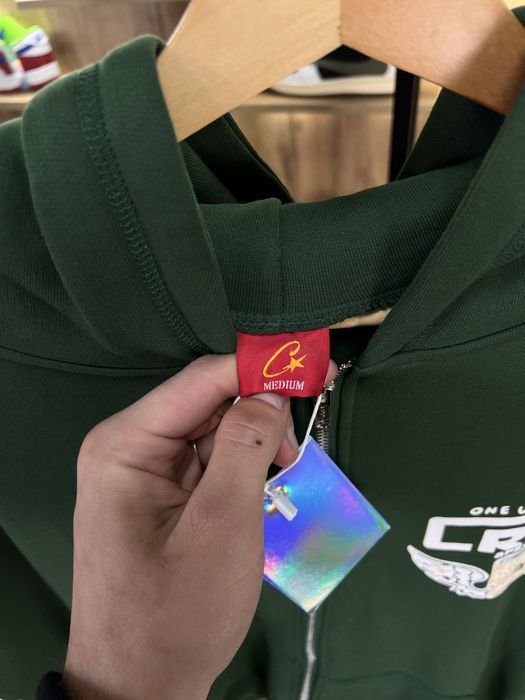 Зіп Худі CORTEIZ gasolina double zip hoodie green