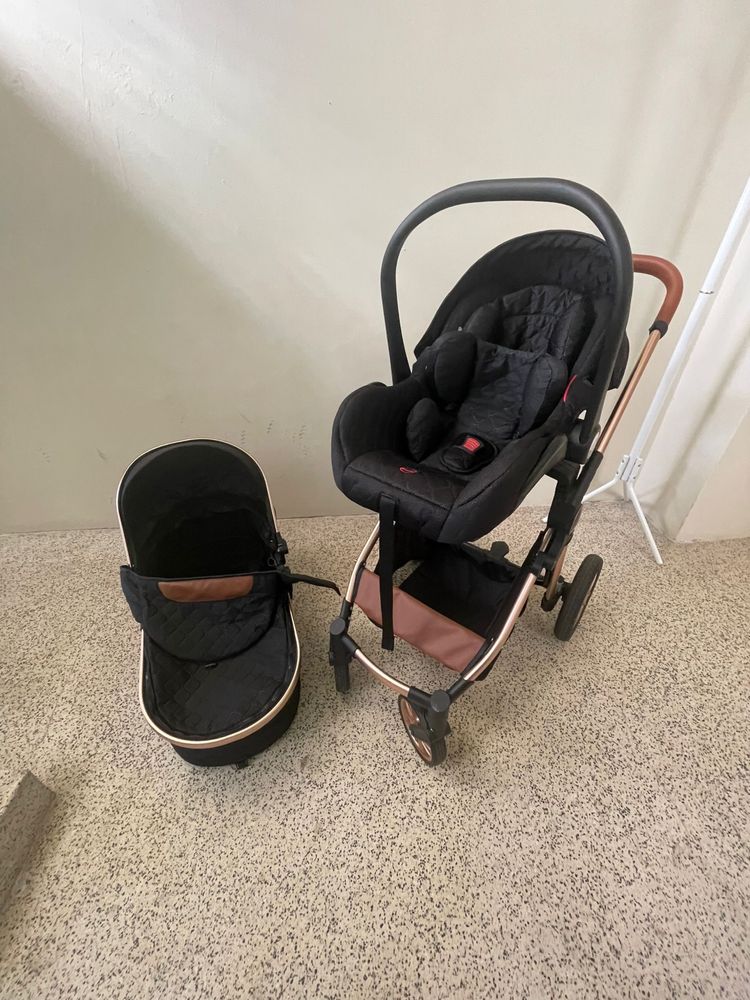 Carrinho de bébé 3 em 1