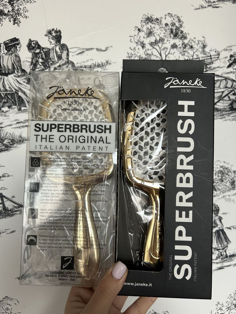 Janeke superbrush gold&silver