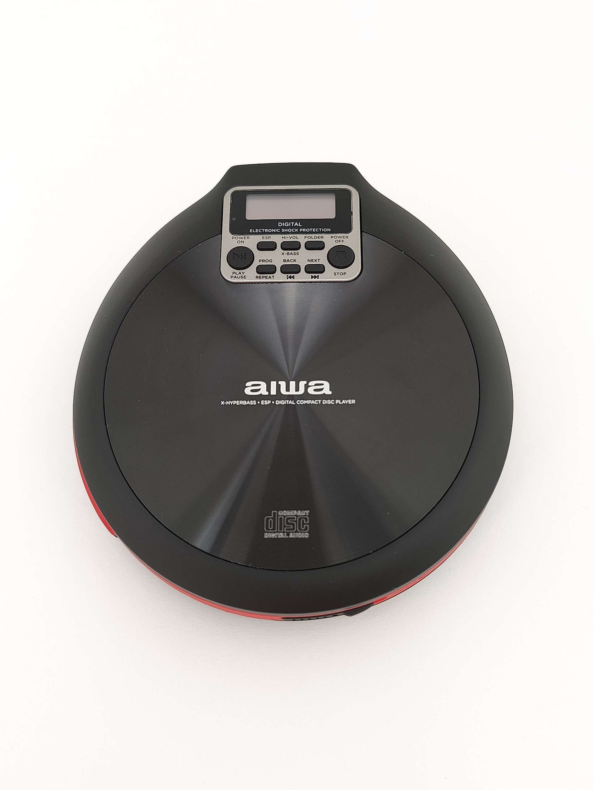 Przenośny odtwarzacz Aiwa PCD-810RD czarno-czerwony