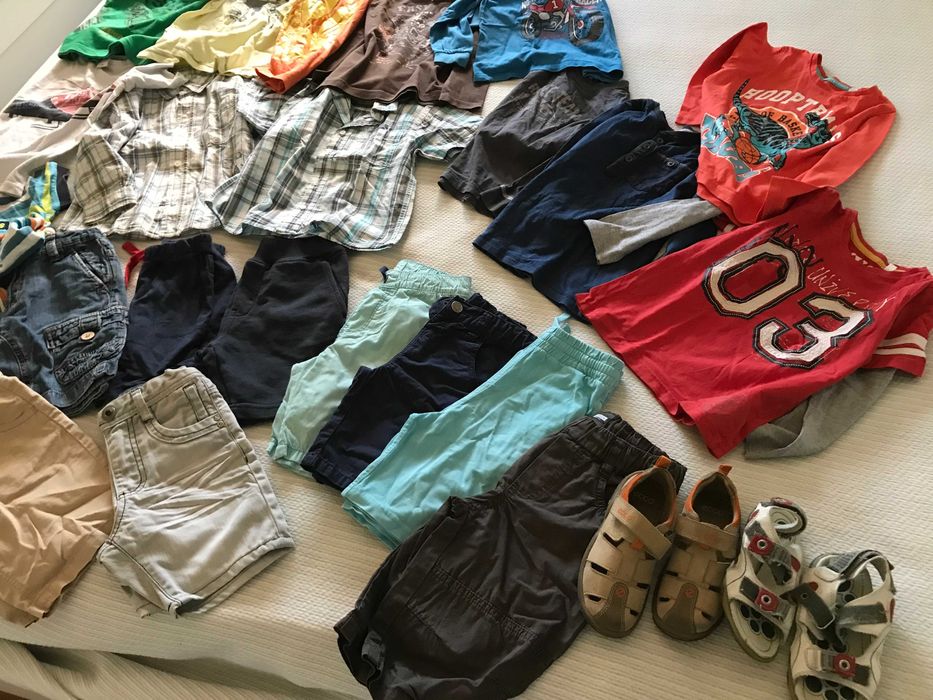 Lote roupa menino verão -3/4 anos