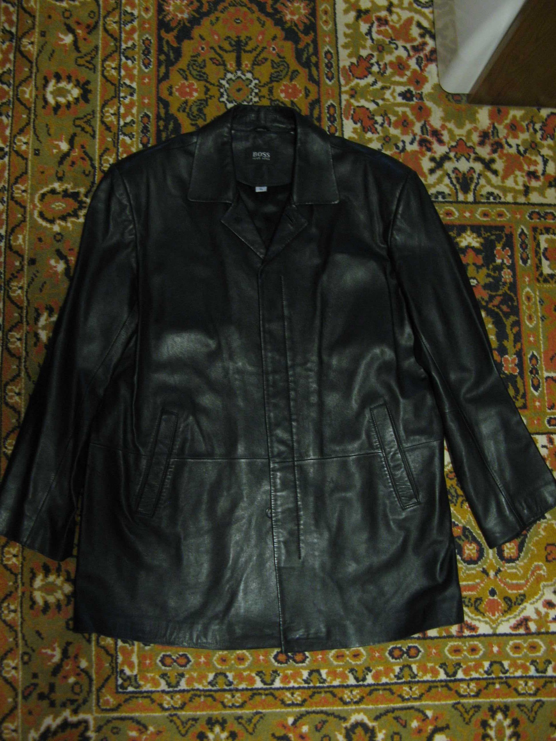 Куртка кожаная Hugo Boss, размер XL