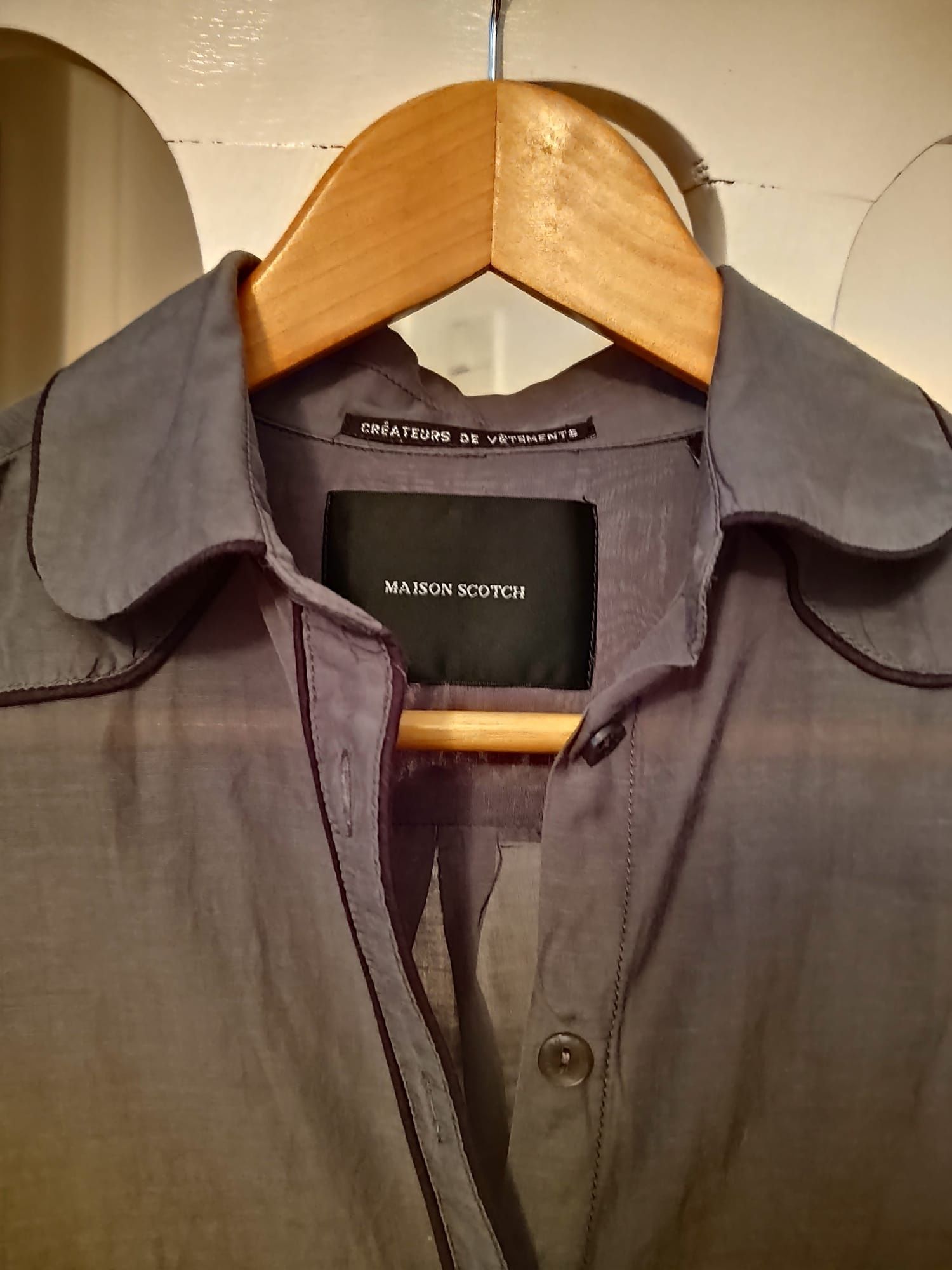 Bluzka koszulowa Maison Scotch