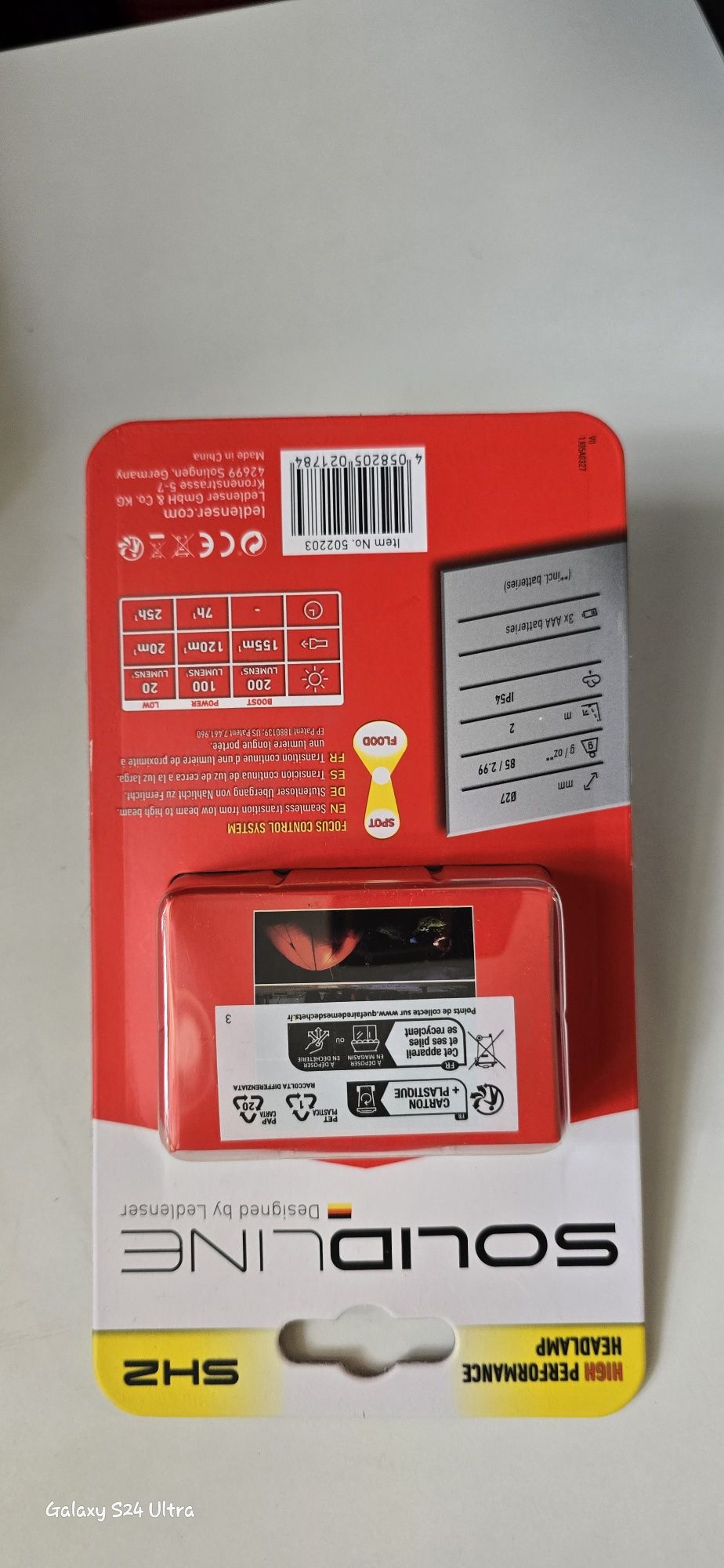 Latarka czołowa Ledlenser Solidline SH2
