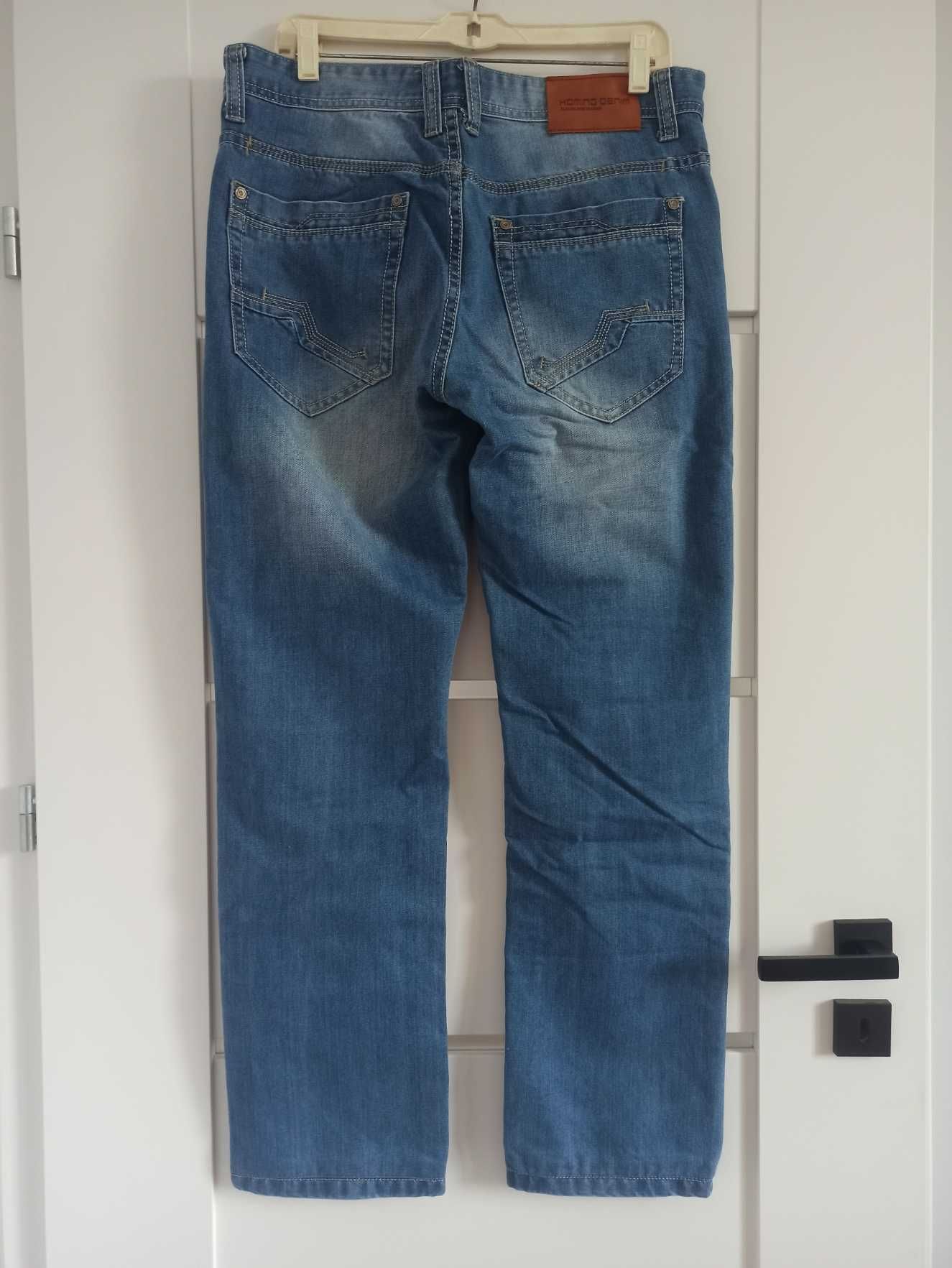 Spodnie jeansowe męskie Komino Denim rozmiar 34 straight