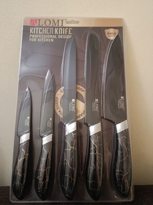 Lomi Кухонні ножі. Набір високоякісних кухонних ножів на блістері .