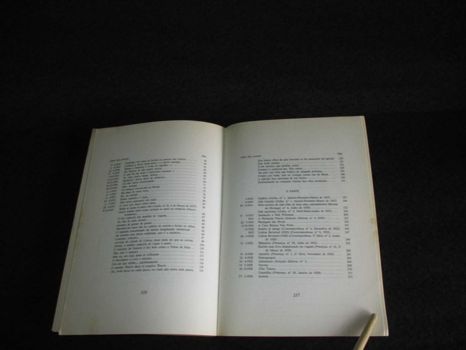 Livro Poesias de Álvaro de Campos Fernando Pessoa 1991