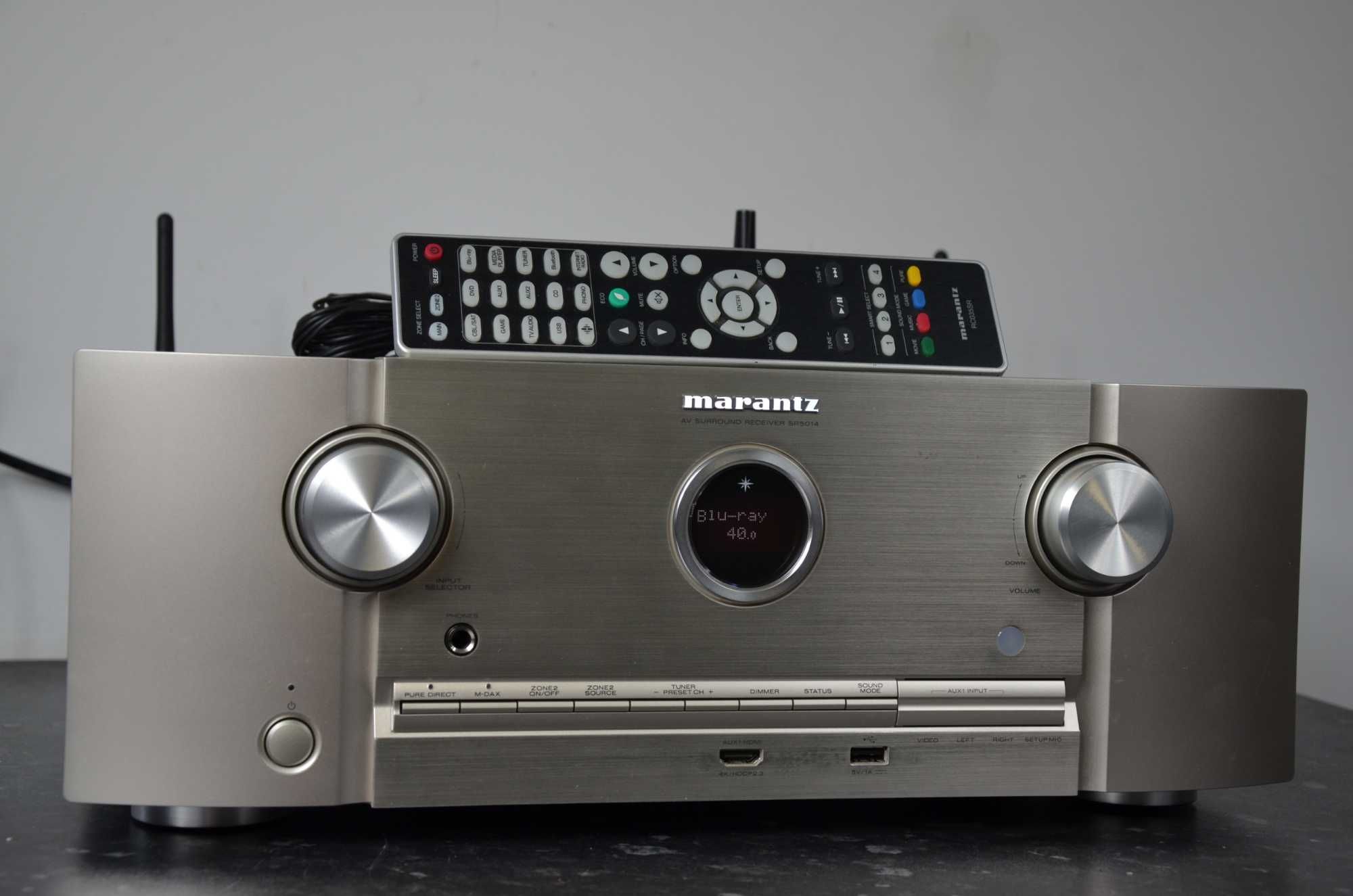 Amplituner Marantz SR-5014 7.2 srebrny PILOT 7.2 OKAZJA SREBRNY