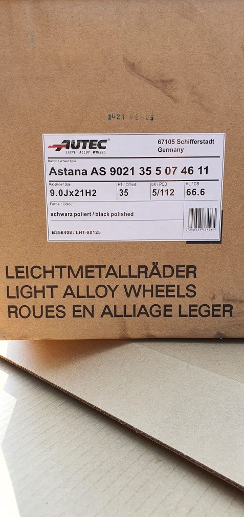 21 5x112 Audi Vw Seat Skoda Merc Bmw Porsche Macan Nowe okazja Wyprzed
