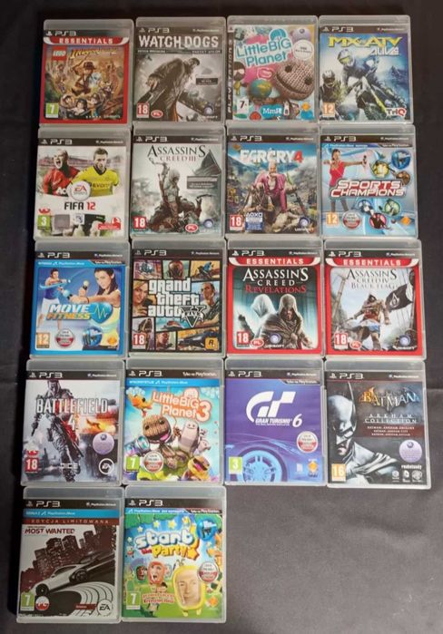 Gry PS3 zestaw i sztuki.
