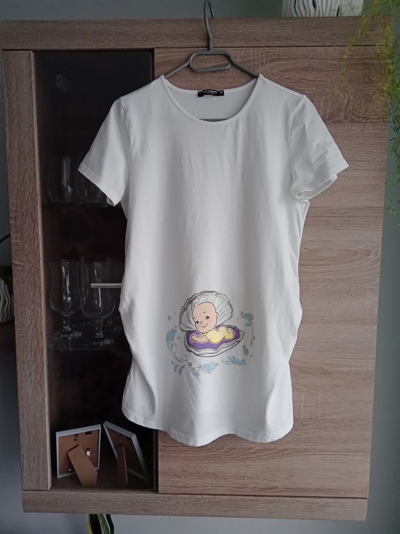 Ciążowa Bluzka Tunika T Shirt XL