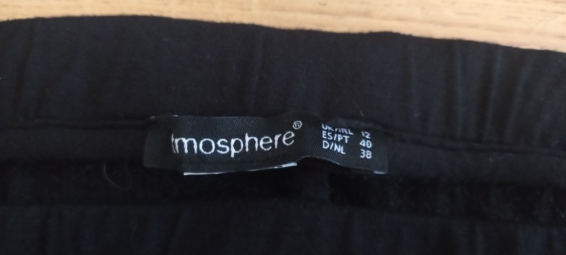 Legginsy czarne z cekinami błyszczące Atmosphere 40