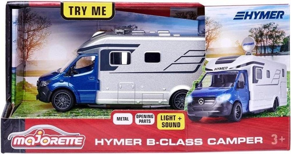 Majorette kamper Hymer B-Class 19cm pudełko,128x252 mm