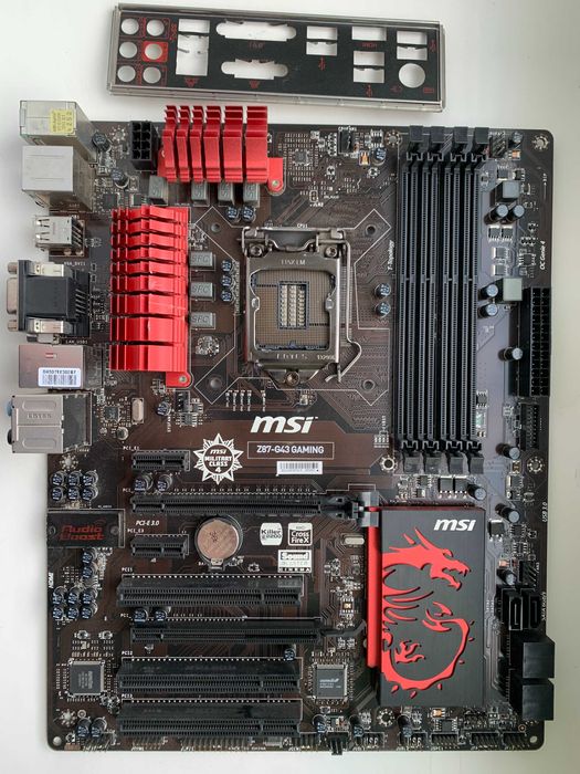 Материнсmка плата MSI Z87-G43 Gaming (s1150, Intel Z87, PCI-E 3.0x16)