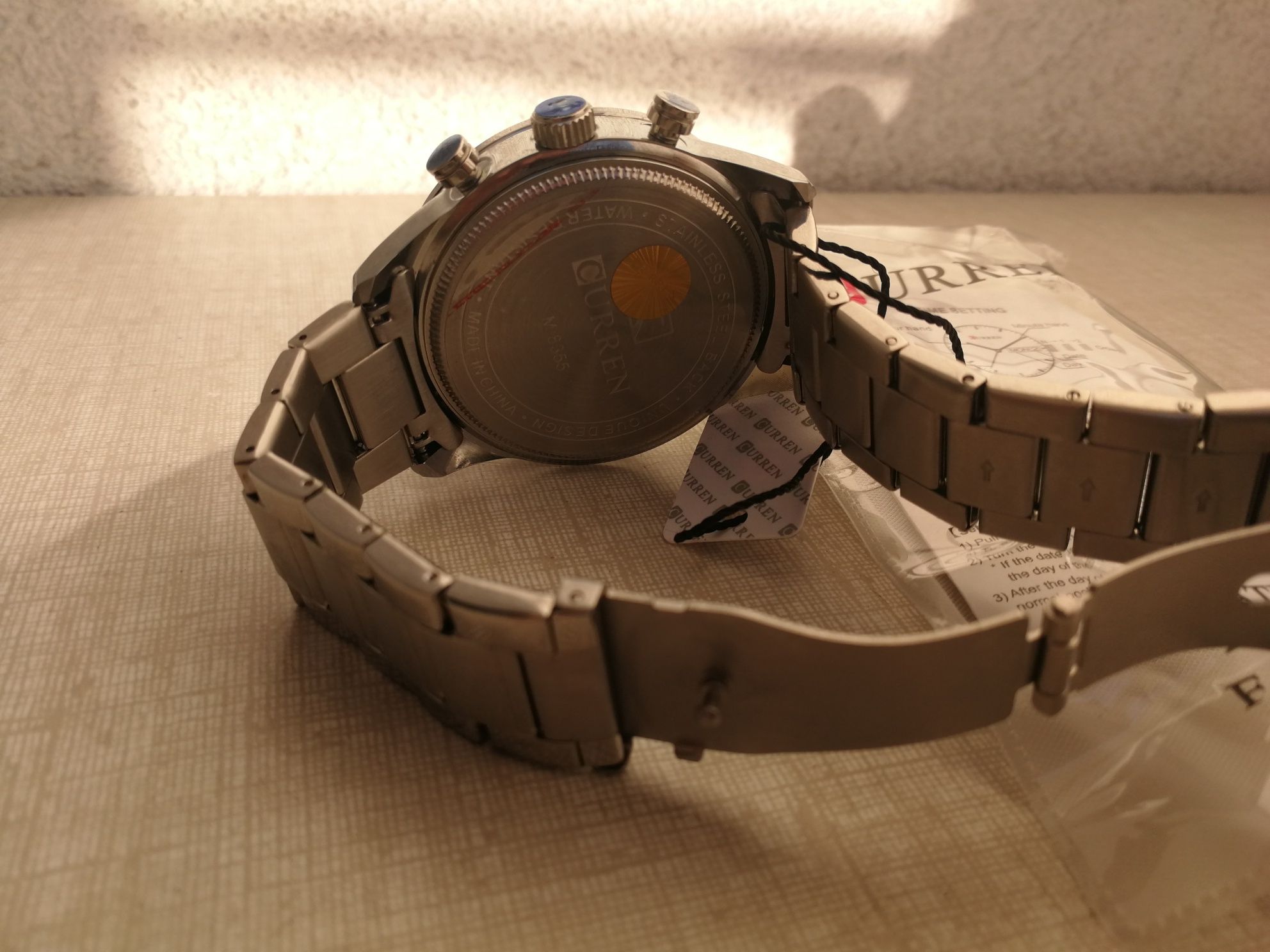 Zegarek curren męski duży 48 mmm koperta