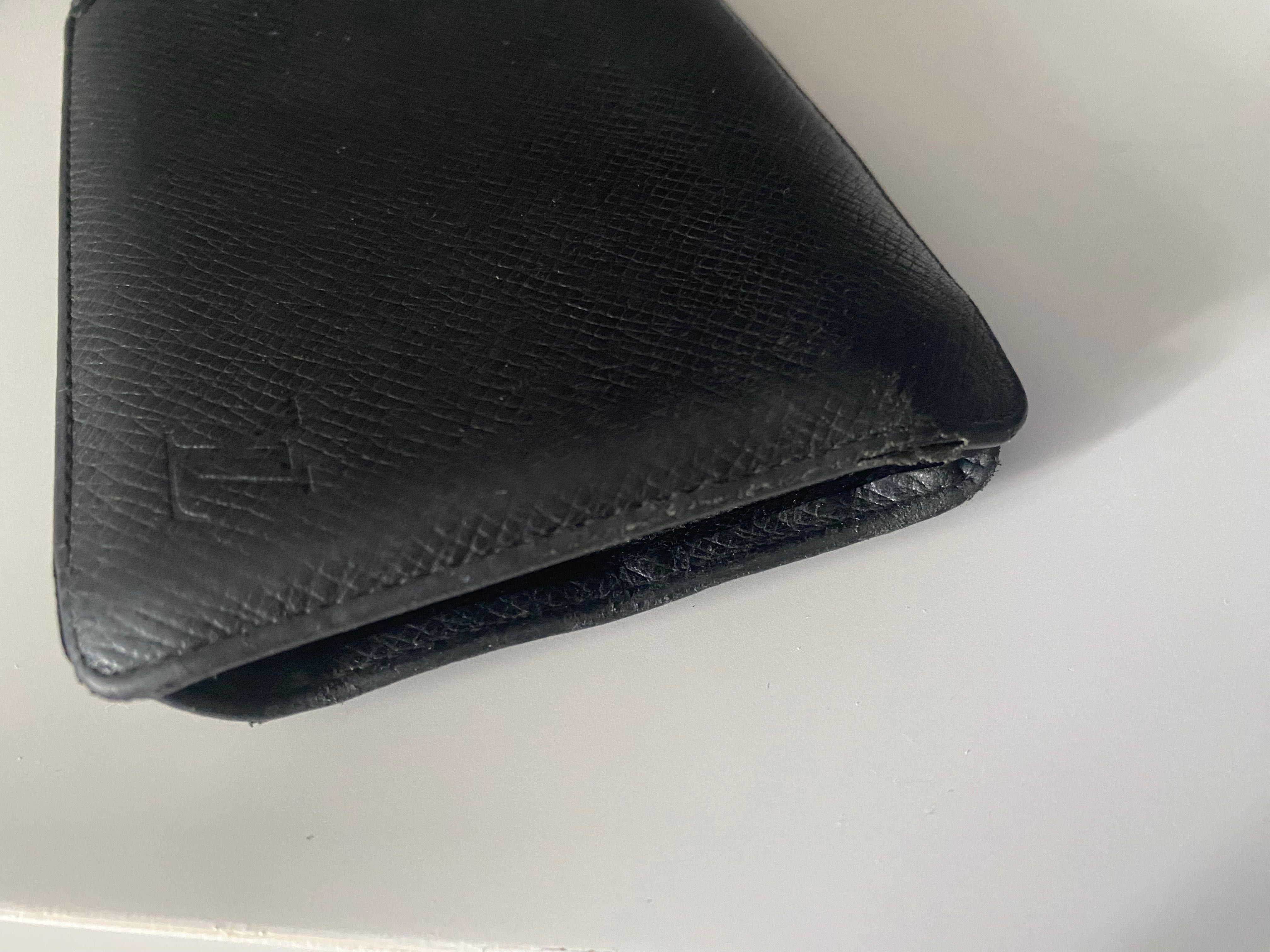 Oryginalny męski portfel Louis Vuitton Taiga Leather Bifold Wallet