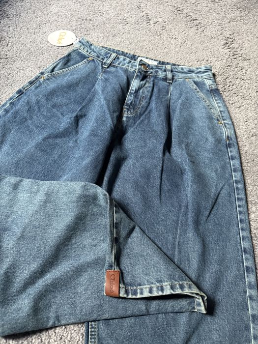 Jeansy chloe szerokie nowe niebieskie