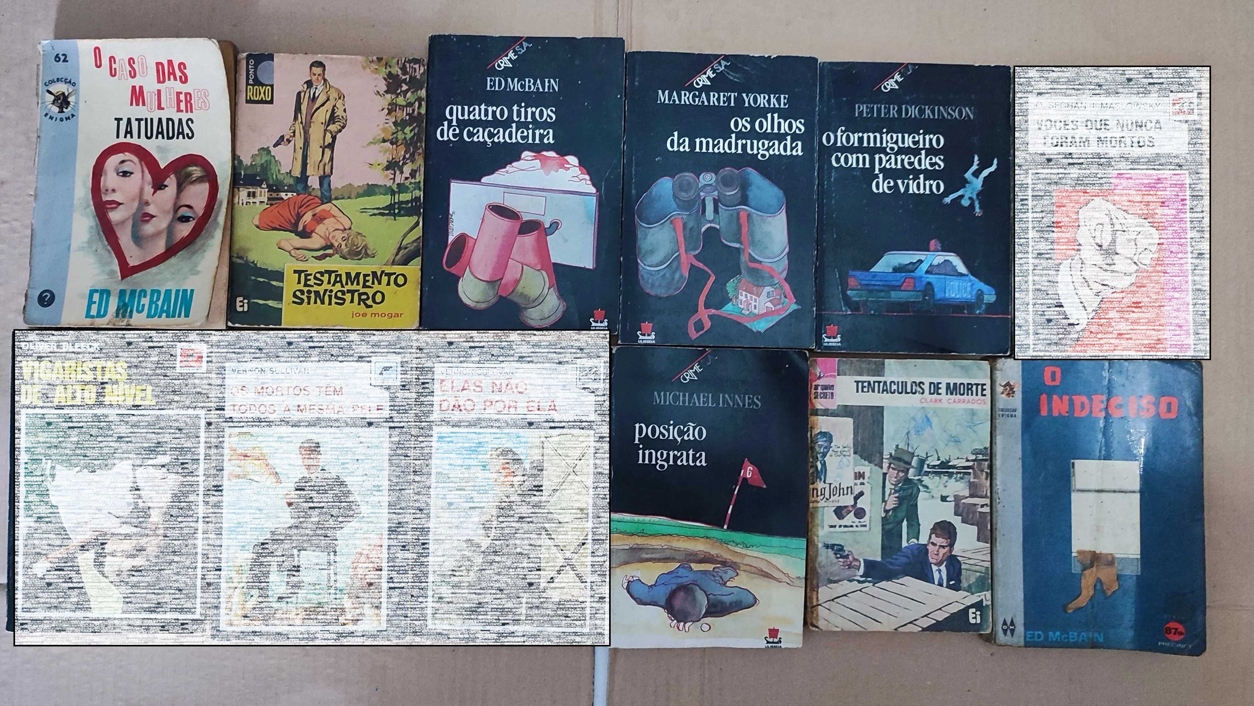 Lote 78 livros Policial e Espionagem