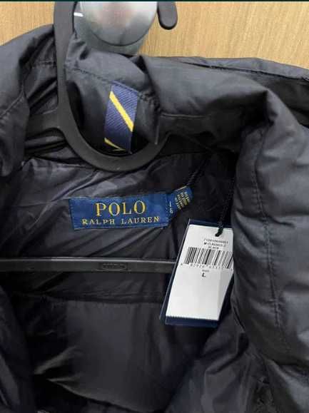 Kurtka puchowa Polo Ralph Lauren Gorham Down Jacket czarny L size
