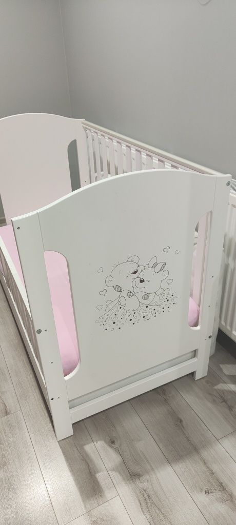 Łóżeczko niemowlęce 2w1