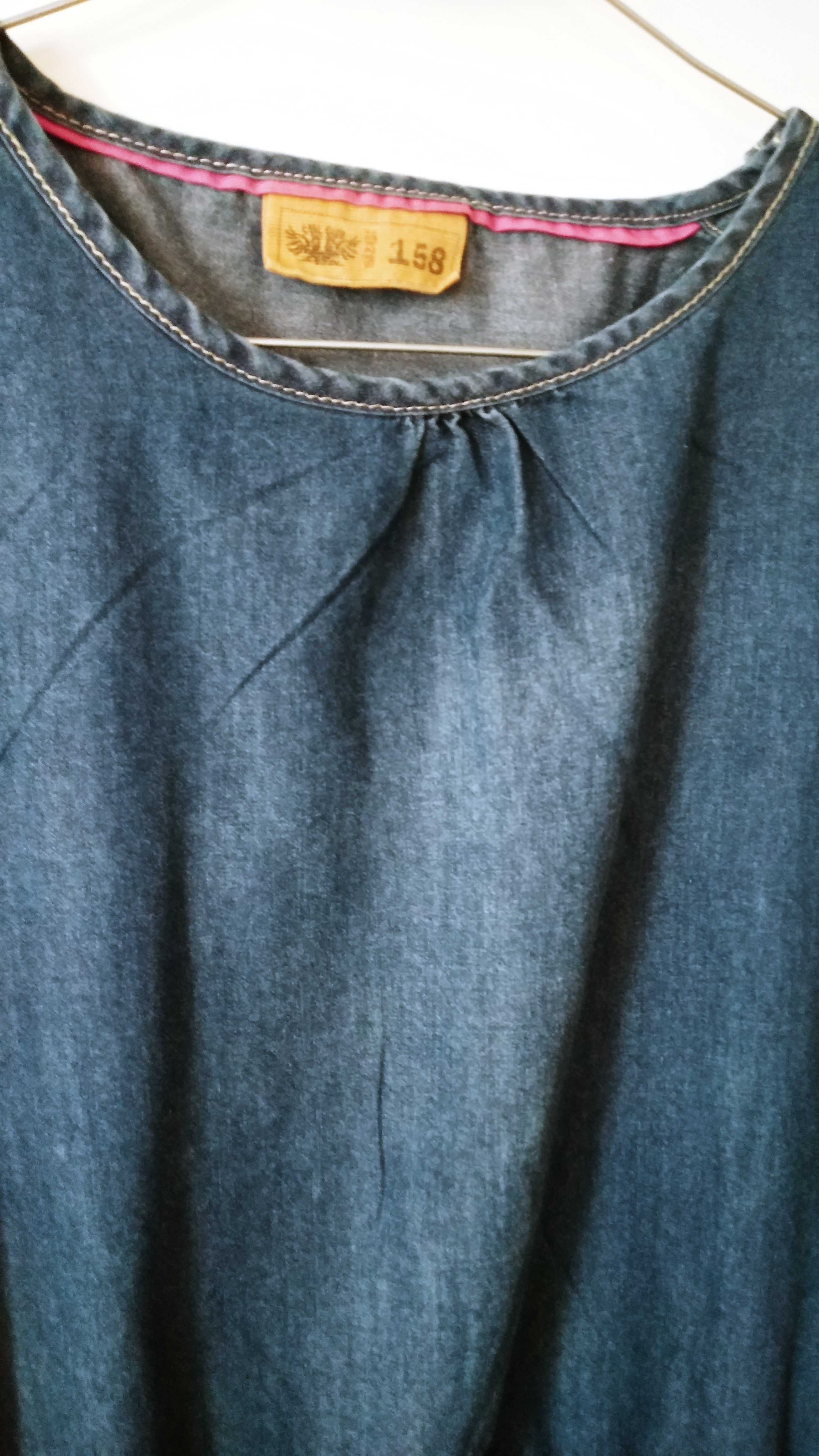 Sukienka tunika jeansowa r.158 jak NOWA PROMOCJA