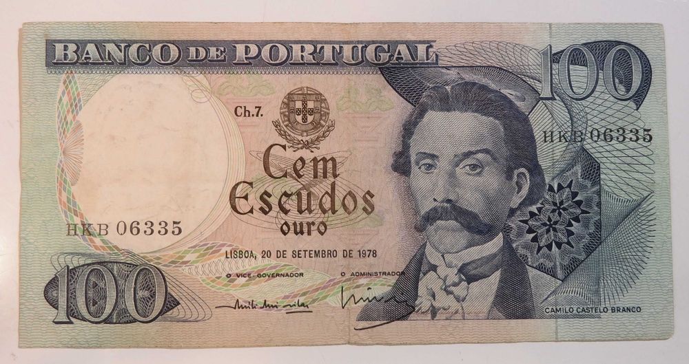 Nota Portugal - 100 Escudos 1978 - MBC - 1,50€