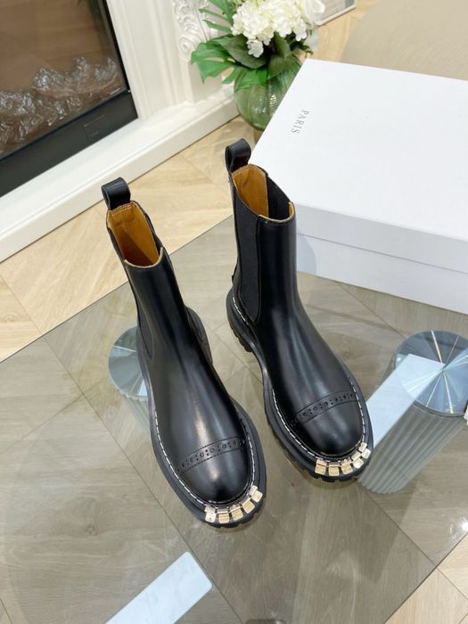 Чоботи сапоги ботинки sandro натуральна шкіра