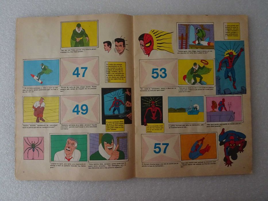 Caderneta cromos A Fabulosa O Homem Aranha Quatro Fantásticos (Falt 83
