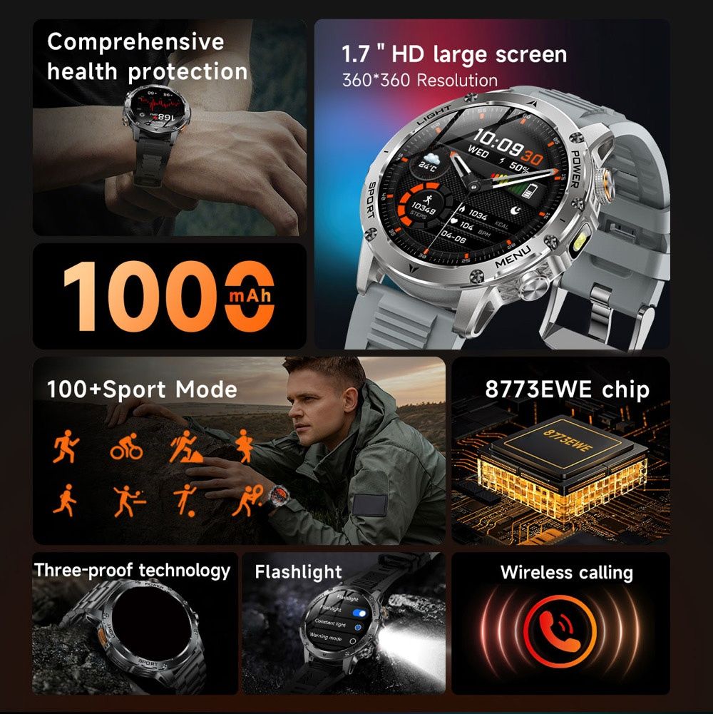 Акція! Смарт годинник|Смарт часы| Smart Watch LIGE AK 87