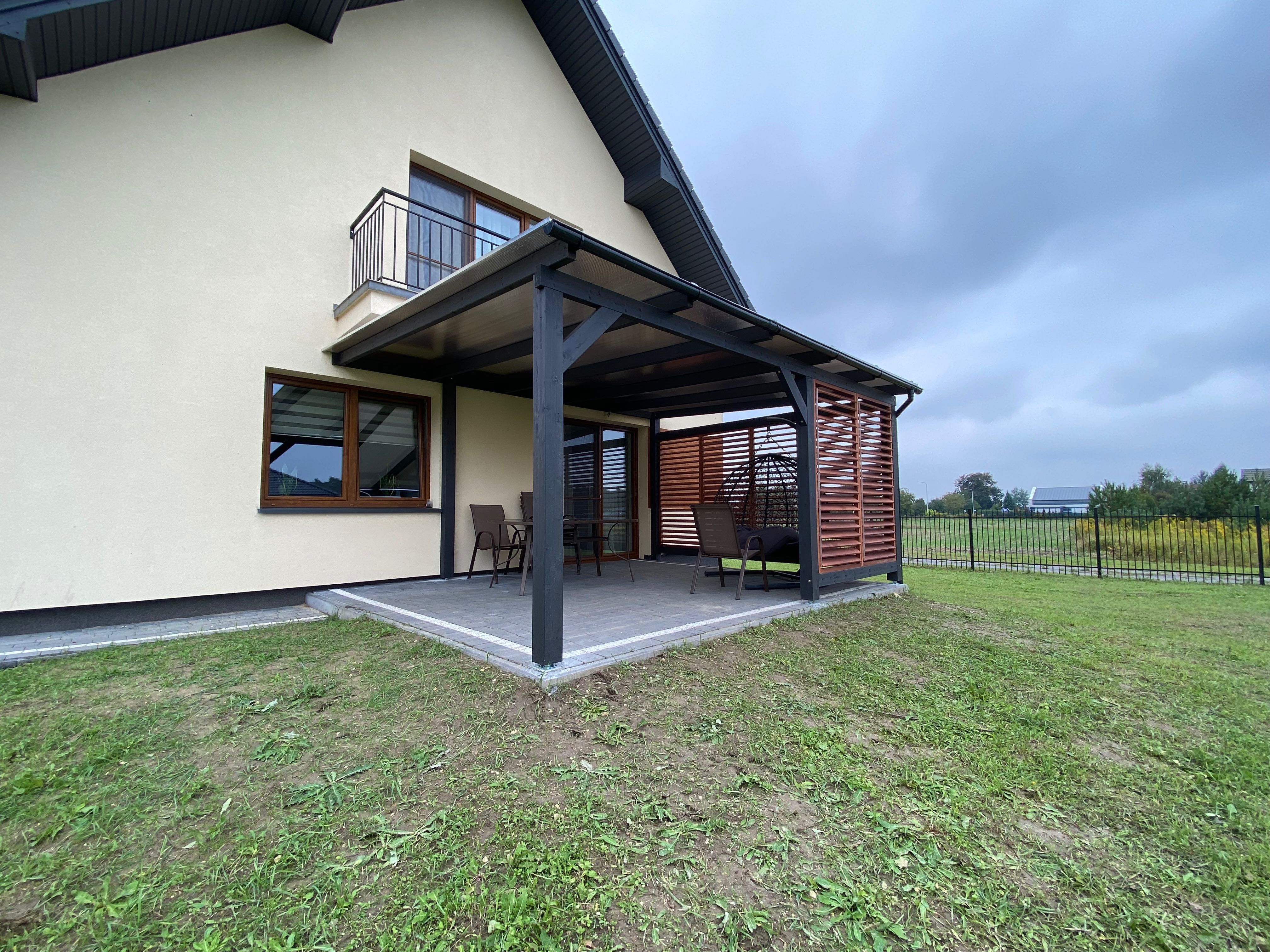 Wiata pergola zadaszenie weranda taras carport konstrukcja drewniana