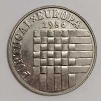 Moeda Portugal 25 escudos, 1986