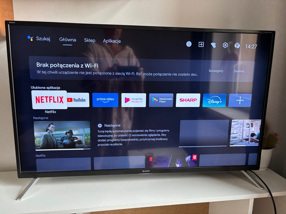 Telewizor sharp smart tv. 42 całe