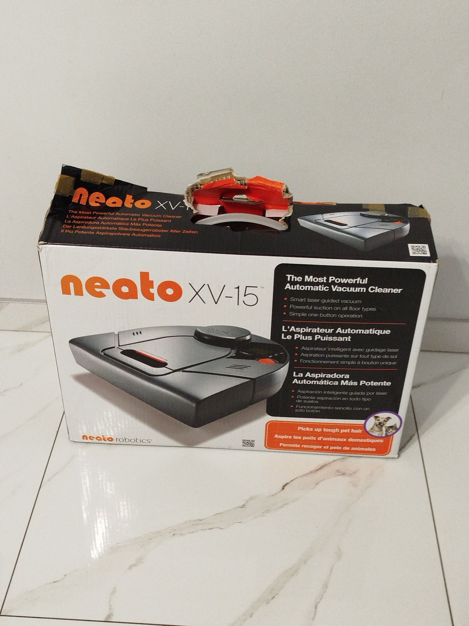 Робот пилосос Neato XV-15 з оригінальною базою та коробкою,пылесос