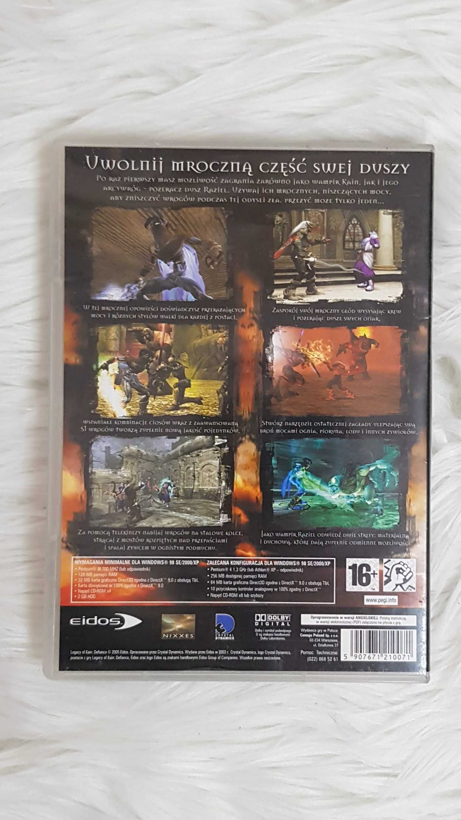 Legacy of Kain defiance gra komputerowa PC CD rom wersja pudełkowa