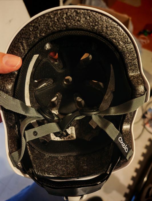 Capacete Oxelo 55-58cm branco