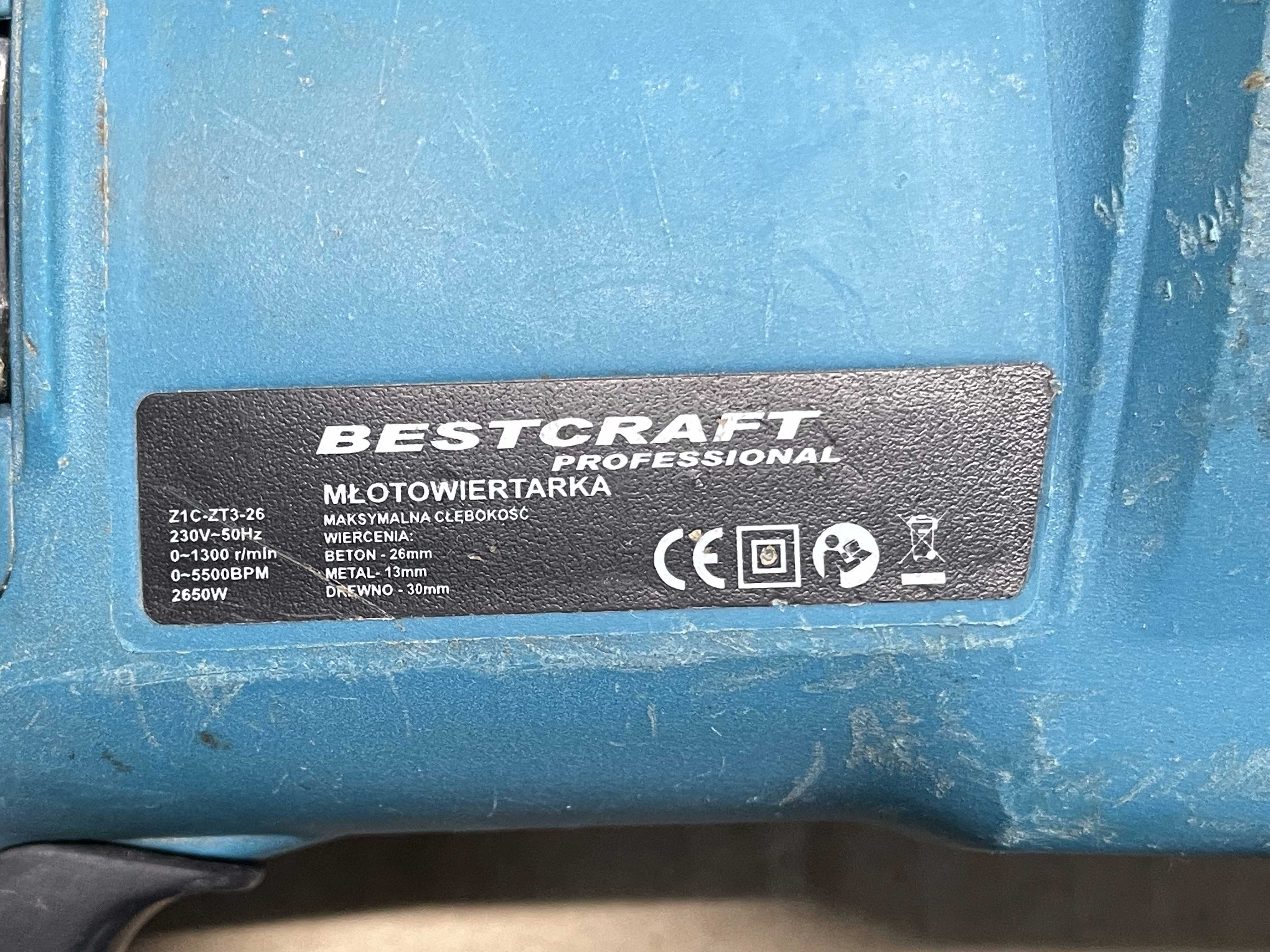 Wiertarka z udarem Młotowiertarka 2650W Bestcraft Z1C-ZT3-26