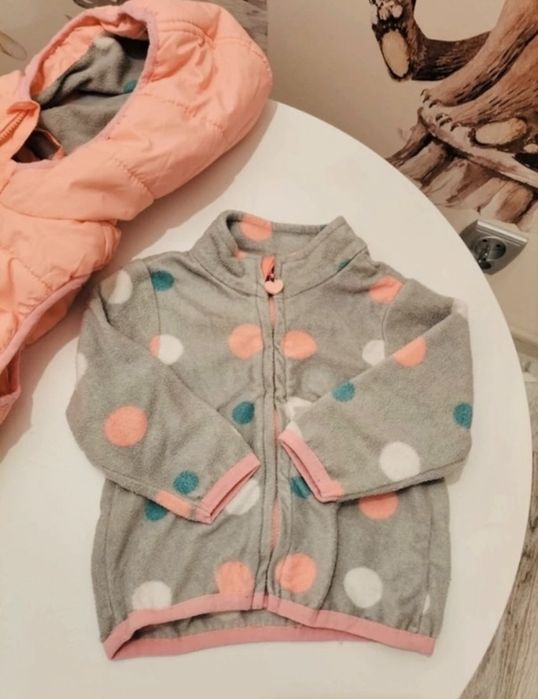 Zestaw cienki polarek i bezrękawnik Cool Club r. 68